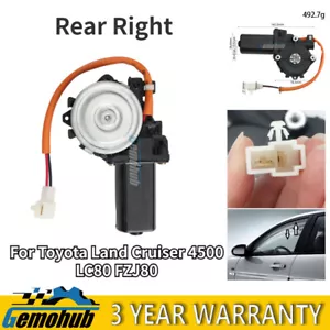 Rear Right Window Lifter Regulator Motor For Toyota Land Cruiser 4500 LC80 FZJ80 - Picture 1 of 11