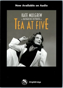 Vintage Postcard Kate Mulgrew as Katharine Hepburn in Tea at Five High Bridge - Picture 1 of 2