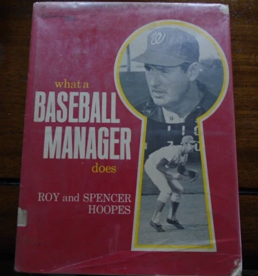 What a Baseball Manager Does Ted Williams Cubierta NHL Libro Grande Pesado Foto 1 de 2