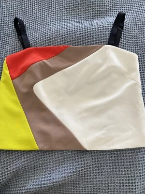 Top sin mangas Milly Colorblock para mujer talla 4 Foto 1 de 4