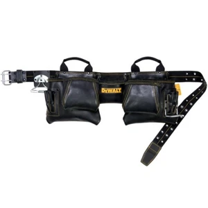 DeWALT DG5472 Carpenter's Top Grain Tool Belt Pouch Nail Bag (Black) - Picture 1 of 1