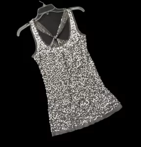 TWENTY ONE Sequin Mesh Top / Tank * S - Picture 1 of 5