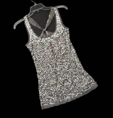 Top/tanque de malla de lentejuelas TWENTY ONE * S Foto 1 de 4