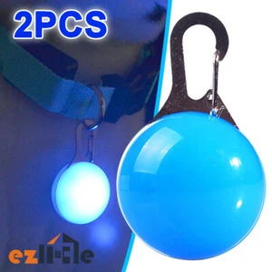 LED CAT HUNTING DOG PET TAG PENDANT LEASH FLASHING COLLAR SAFETY NIGHT LIGHT - Picture 1 of 7