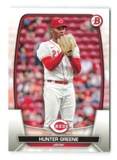 2023 Bowman Hunter Greene #35   Cincinnati Reds Baseball Card
