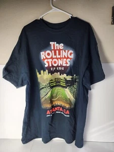 The Rolling Stones Zip Code 2015 Tour T-Shirt ATLANTA Bobby Dodd Stadium Sz 2XL - Picture 1 of 4
