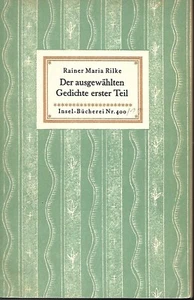 Insel=Bücherei 400 / 1 B ( Var. 1 ) : R. M. Rilke - Der ausgewählten Gedichte .. - Bild 1 von 1