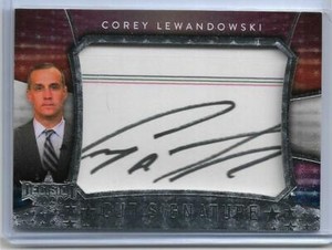 RARE 2020 DECISION ~ COREY LEWANDOWSKI ~ AUTOGRAPH AUTO CUT SIGNATURE CARD