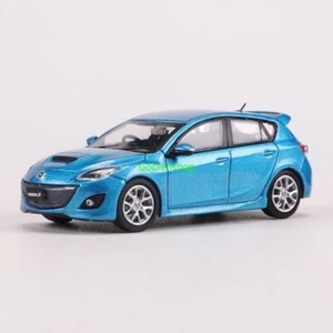 GB GCD 1:64 Blue MPS Mazda 3 Hatchback Sports Model Diecast Collect Car - Picture 1 of 7