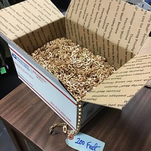 Bronze Sash Chain 200 Feet #40 Bright 089-4077 (18.6lbs) - Picture 1 of 11