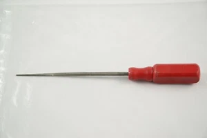 Unbranded 5-1/2" Inch Round Smooth Single Cut File w/ Plastic Handle - Picture 1 of 3