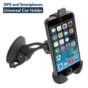 Car Mobile Phone Holder Air Vent Cradle Windshield Mount 4"-5" Mobile GPS Stand
