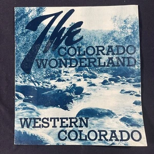 1949 Vintage Colorado Wonderland Western CO Travel Brochure Booklet Guide Info - Picture 1 of 12