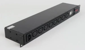APC PDU AP7920 8-Port 10A/12A RackMount 1U 8 x C13 Output 1 x C14 Input 200-240V - Picture 1 of 4