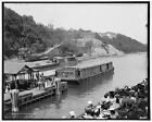 West Point landing, Hudson River, New York c1900 Old Photo