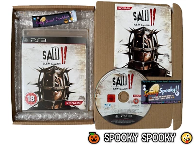 Saw II Flesh & Blood PS3 - UK PAL VGC CIB - High Quality Packing - Tracked - Image 1 of 4