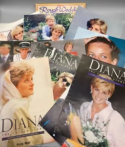 Diana, the Untold Story Parts 3-12 Daily Mail 1998 & TV Times Royal Wedding'81 - Picture 1 of 12