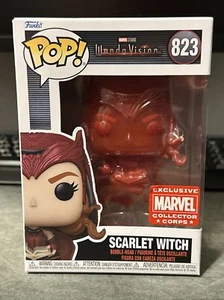 Funko Pop! WandaVision Bruja Escarlata #823 Rojo Marvel Collector Corps Exclusivo - Imagen 1 de 7