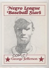 1986 Fritsch Negro League Baseball Stars George Jefferson #105