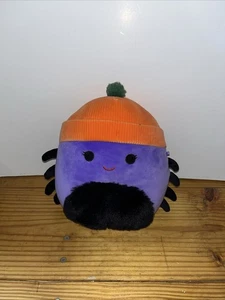 Squishmallows 8” Purple Kiko Spider Beanie Pumpkin Hat New Nwt Plush Kellytoy - Picture 1 of 3