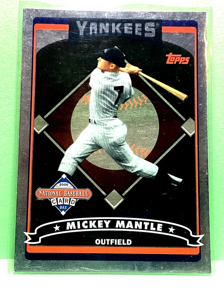 Mickey Mantle 2006 Topps national baseball card day chrome insert card - Image 1 of 1