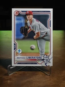 Bowman 2021 primera edición - Matthew Liberatore #BFE-29 (RC) - Imagen 1 de 2