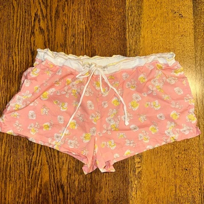 Pantalones Cortos Ligeros Y2K Victorias Secret Angels Medianos Cordón Margarita Floral Foto 1 de 4