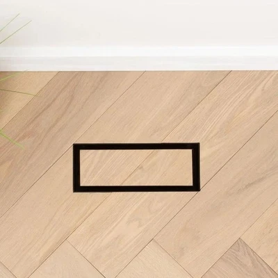 Ventilación de piso rasante Aria [de lujo], negro mate Foto 1 de 4