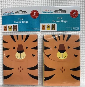 Celebrate Animal DIY Party Favorite Bags. Set Of 2 (6 Pieces). - Picture 1 of 2
