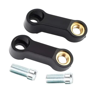 Motorrad 8mm Spiegel Halterung Risers Extender Adapter Schwarz Fit Für Suzuki zx - Picture 1 of 4