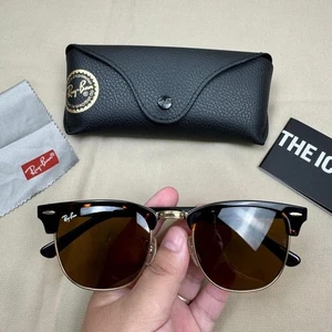 Gafas de sol Rayban Clubmaster RB3016 marrón tortuga lentes - Imagen 1 de 4