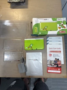 Consola Nintendo 3DS XL Yoshi Verde Lima Edición Limitada Caja Completa En Caja Original - Imagen 1 de 24