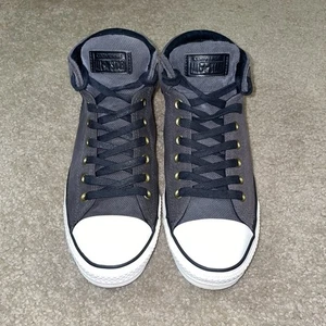Converse Chuck Taylor All Star High Street Gris con Ojales Dorados Hombre’s Talla 11 - Imagen 1 de 8