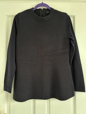 COS Women’s Pure Merino Black Jumper Medium Long Sleeve VGC - Image 1 of 4