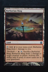 MTG BARBARIAN RING FOIL Premium Deck Series: Fire and Lightning LP Played - Picture 1 of 2