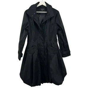 Samuel Dong Black Bubble Coat Kleid Damen Größe M - Bild 1 von 5