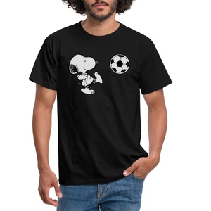 Peanuts Snoopy Fußball Sport Männer T-Shirt - Bild 1 von 17