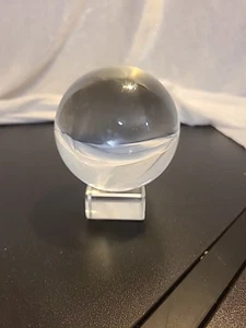 60/80mm K9 Fotografía Transparente Bola de Cristal Esfera Decoración Lente Foto + Soporte - Imagen 1 de 7