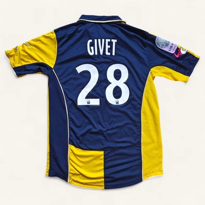 A.C. Arles Avignon #28 Givet Match Issued 14/15 Legea Size L Football Shirt - Immagine 1 di 4