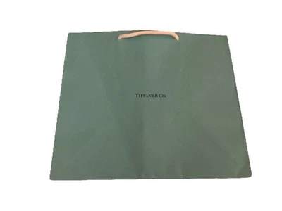 Tiffany & Co Authentic Classic Blue Medium Paper Gift Bag-9.5x11x6.5 inches *NEW - Image 1 of 2