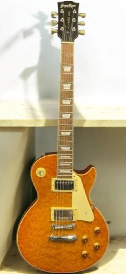 Guitarra Eléctrica Grass Roots Single Cutaway HH Naranja con Pastilla Humbucker Foto 1 de 1