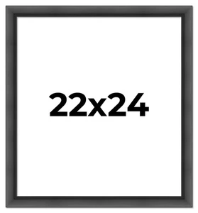 22x24 Frame Black Passaggi Solid Wood Picture Frame Width 1.5 Inches | Interior - Picture 1 of 9