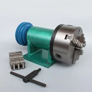 160 Kraftdrehbank Spindel Instrumentendrehkopf Mini-Drehbank Holzbearbeitung - Bild 1 von 22