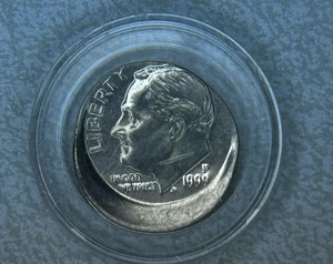 1999-P Roosevelt Dime Off Center Error - Picture 1 of 3