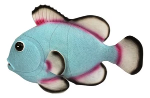 Deko-Fisch aus Resin 39 x 24,5 cm BLAU/WEIß Sea-Club - Bild 1 von 3