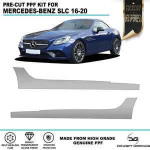 Faldones laterales protector de piedra PPF película de protección de pintura para Mercedes SLC 55 AMG Line - Imagen 1 de 4