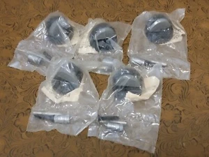 5x Glynn Johnson FB14X Dome Bumper Door Stop 1-1/4" 1.25in NOS - Black - Lot#2 ❀ - Picture 1 of 10