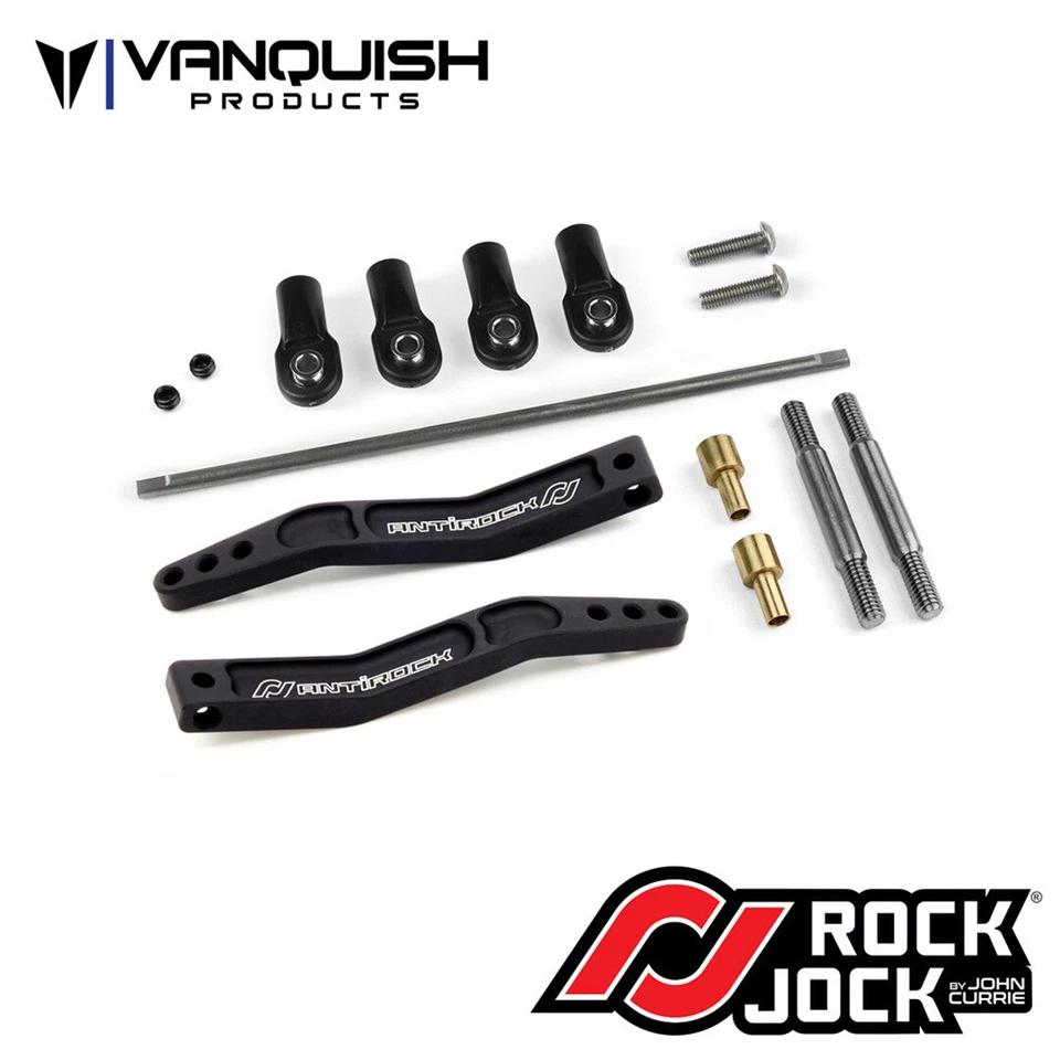 Vanquish VPS08304 Aluminum Rock Jock Antirock Sway Bar V3 Black for Axial Yeti - Image 1 of 1