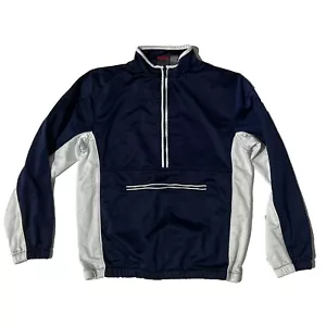 Prospirit Vintage Women Navy Lightweight Zip Up Athletic Jacket Top Size XL - Picture 1 of 7