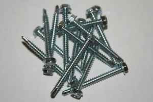 TU ELECCIÓN #8 X 1/2 A TRAVÉS DE 1 410 LAVADORA HEXAGONAL DE ACERO INOXIDABLE SIN RANURA TORNILLOS DE AUTOPERFORACIÓN - Imagen 1 de 1